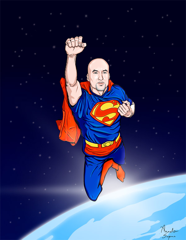 Luca Parmitano Superman